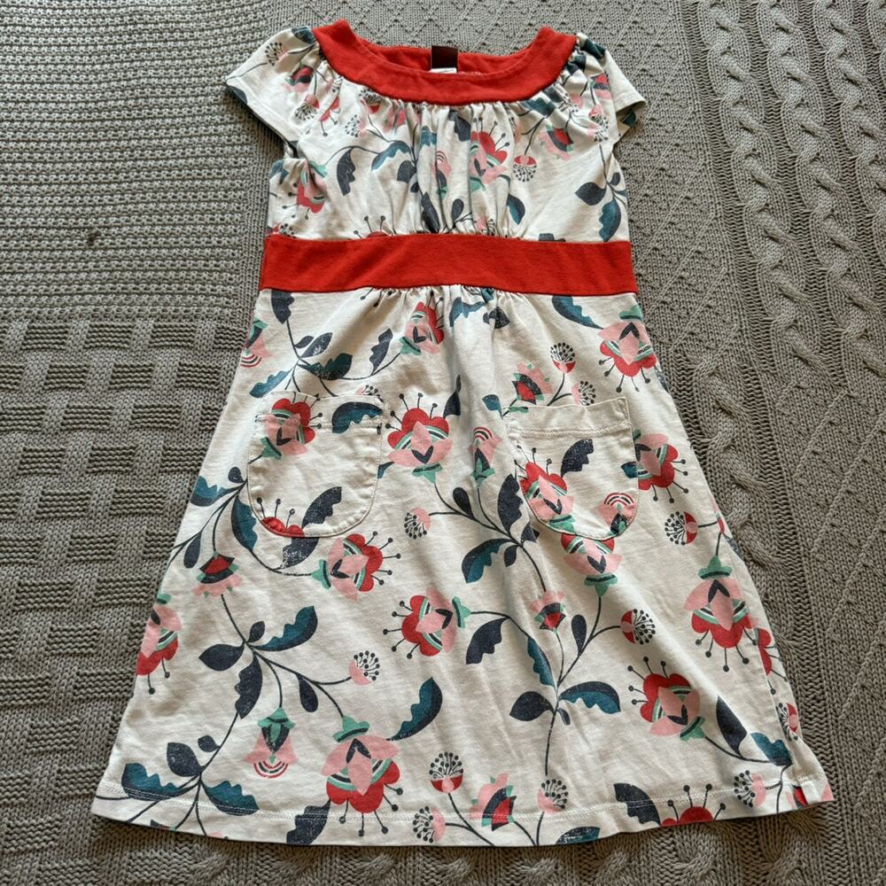Tea Collection Floral Dress ~ 6